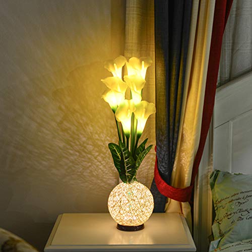Luz de simulación de luz Nocturna Dongying Flor LED Estudio Cocina baño USB luz Decorativa Nueva lámpara de Botella de Loto de Herradura