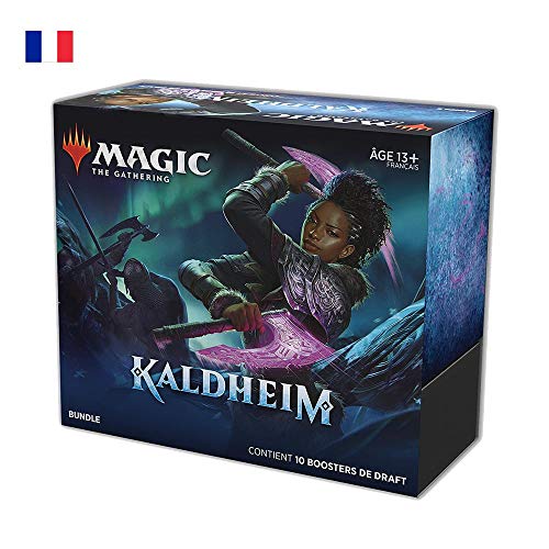 Magic The Gathering Kaldheim - Lote de 10 Paquetes de Tarjetas mágicas (150 Tarjetas Magic) y Accesorios
