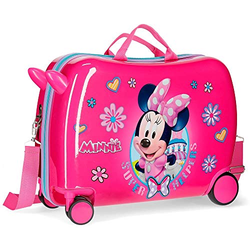 Maleta infantil ruedas multidireccionales Minnie Super Helpers