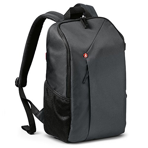 Manfrotto NX - Mochila para cámara CSC (acceso trasero, compartimiento de la cámara extraíble) color gris