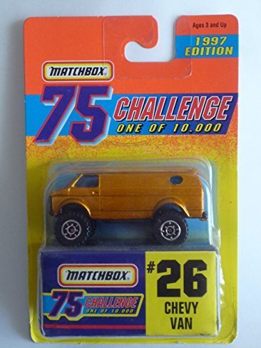 MATCHBOX 1997 75 Challenge Gold Collection (1 of 10,000) - #26 Chevy Van by Tyco Toys Inc MATCHBOX 1997 75 Challenge Gold Collection (1 of 10,000) - #26 Chevy Van by Tyco Toys Inc