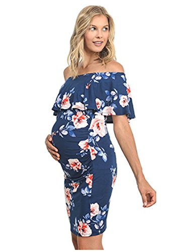 Maternity Clothes Europa Y Estados Unidos Stretch Stretch Slim Vestido De Mujer Embarazada, Código S-XL,2,L