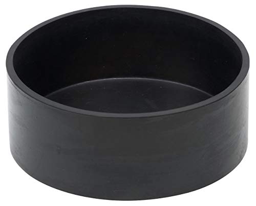 Meister 165 x 60 mm de diámetro – Negro – Forma cilíndrica – Diseño rígido – Plástico Robusto – para Mezclar, Masilla & Co. Vaso de Mezcla, Bandeja de Yeso, 4302000