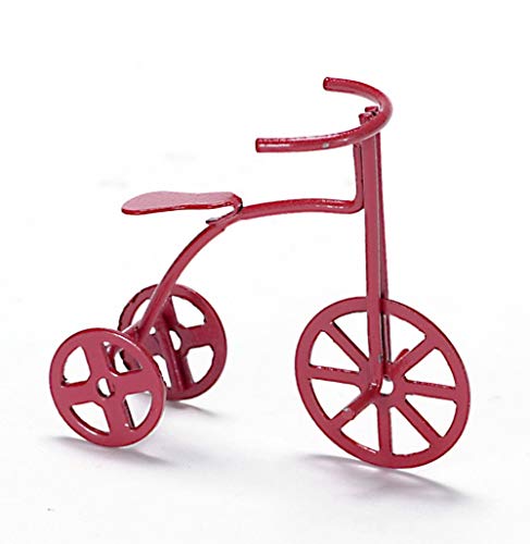Melody Jane Casa Muñecas Juguete Infantil Miniatura Tienda Accesorio Niños Triciclo Bicicleta Rojo 6020