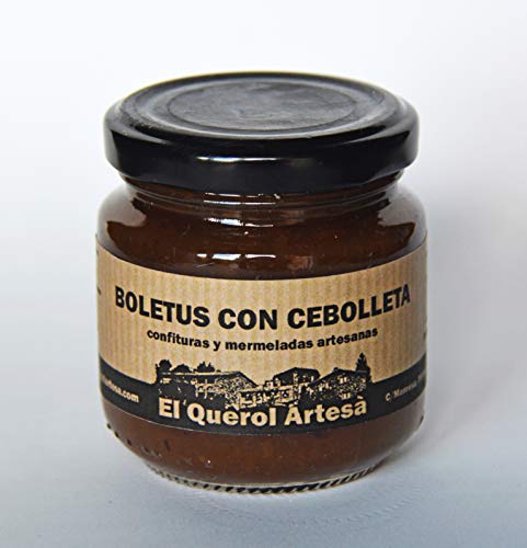 Mermelada Artesana de BOLETUS CON CEBOLLETA. 170gr. Ingredientes 100% naturales. Envíos gratis a partir de 20€.