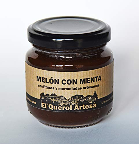 Mermelada Artesana de MELÓN CON MENTA. 170gr. Ingredientes 100% naturales. Envíos gratis a partir de 20€.