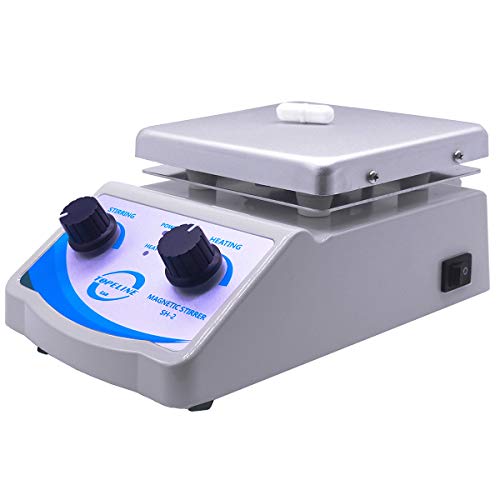 Mezclador de agitador magnético de placa caliente de laboratorio SH-2 Control doble con barra de agitación Mezclador de agitador magnético de placa caliente de laboratorio SH-2 Control doble con barra de agitación