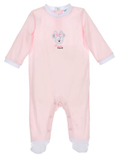 Minnie Mouse bebé-niñas Pijama + Gorro + Babero + Cambiador portátil de pañales