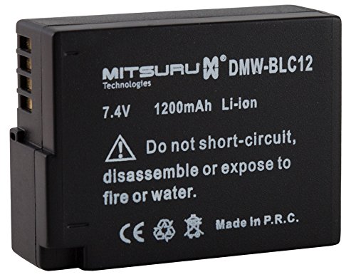 Mitsuru® batería para Panasonic BLC-12 DMW-BLC12 recambio para Panasonic Lumix FZ200 G5 G6 GH2 DMC-FZ300 DMC-FZ1000 DMC-G70
