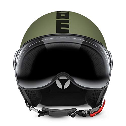 Momo Design - Casco Classic, Color Verde Militar, Mate, Talla S Momo Design - Casco Classic, Color Verde Militar, Mate, Talla S