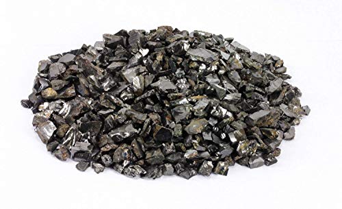 N&D Store Elite Shungite Stone 200 gr/0.2 kg para la fabricación de agua y joyas (0-1 gramo por una piedra) Mineralización del agua