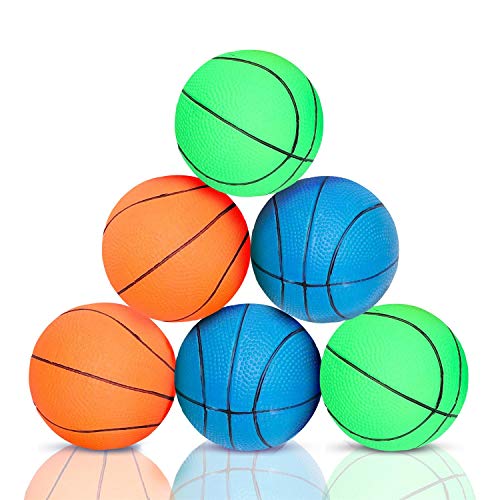 Nobleza Juguete para Perros - Pelota para Perros Resistente - Espuma de Goma para Baloncesto - Diámetro 7.2cm - Paquete de 6 Nobleza Juguete para Perros - Pelota para Perros Resistente - Espuma de Goma para Baloncesto - Diámetro 7.2cm - Paquete de 6