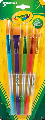 Nomaco- 5 Paint Brushes Disney Blister 5 pinceles surtidos Crayola 23x8, Multicolor (3007)