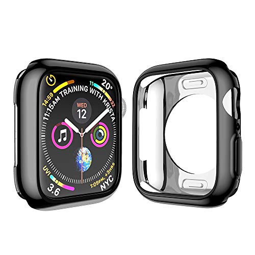 NotoCity Funda Compatible con Apple Watch 44mm Serie 4 Anti-Rasguños TPU Protector de Pantalla para iWatch 4