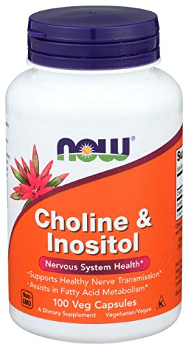 Now Foods La Colina y el Inositol 500 mg - 100 Cápsulas