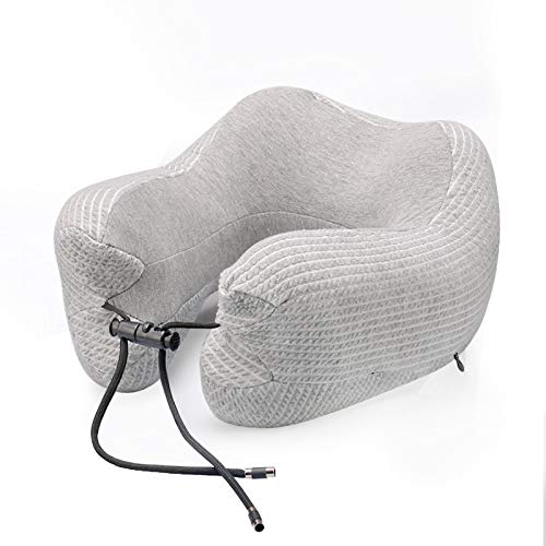 Nueva almohada en forma de U, almohada de espuma viscoelástica de rebote lento, almohada en U, almohada de descanso para el almuerzo, negro, gris claro, rosa cereza Nueva almohada en forma de U, almohada de espuma viscoelástica de rebote lento, almohada en U, almohada de descanso para el almuerzo, negro, gris claro, rosa cereza