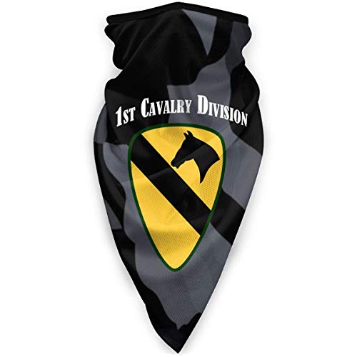 N/W U.S. Army 1st Cavalry Tomcat Squadron - Funda deportiva reutilizable resistente al viento para hombres y mujeres