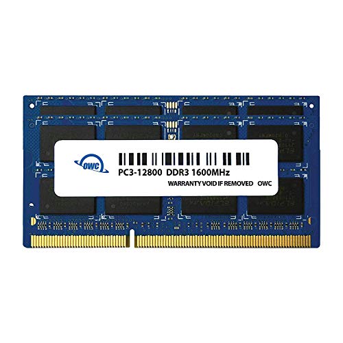 OWC 12GB DDR3-1600 12GB DDR3 1600MHz módulo de - Memoria (12 GB, 1 x 4 + 1 x 8, DDR3, 1600 MHz, 204-pin SO-DIMM)