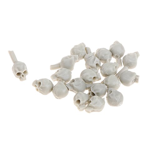 P Prettyia Kits De Modelo De Calavera De Resina 1/35 Sin Pintar para Paisajes En Miniatura Y Miniaturas De Juegos De , Paquete De 20 P Prettyia Kits De Modelo De Calavera De Resina 1/35 Sin Pintar para Paisajes En Miniatura Y Miniaturas De Juegos De , Paquete De 20