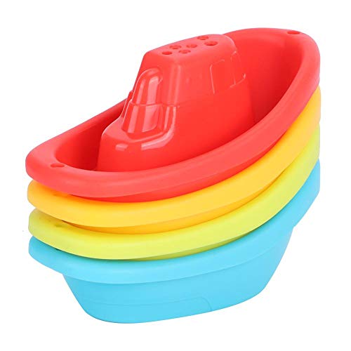 Plástico ligero del barco del juego del agua, niños del juguete del barco del baño(Stacked boats)