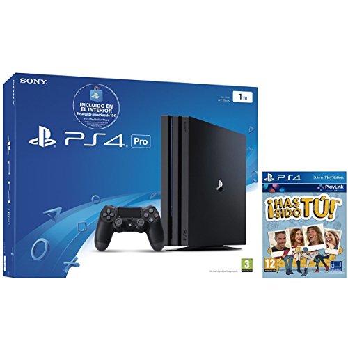 PlayStation 4 Pro (PS4) - Consola + Voucher 10 € + Voucher ¡Has Sido Tú! Chasis B PlayStation 4 Pro (PS4) - Consola + Voucher 10 € + Voucher ¡Has Sido Tú! Chasis B