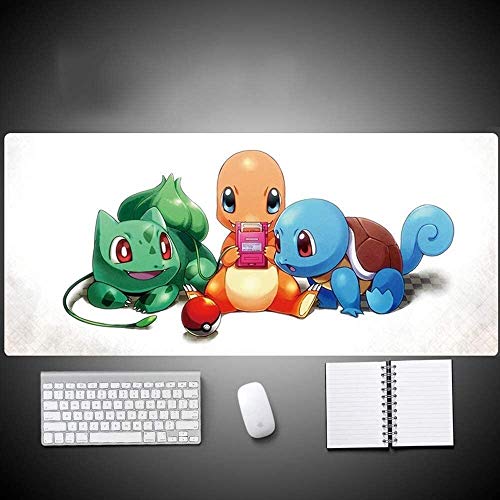 Pokémon del juego alfombrilla de ratón animado Charmander Squirtle Bulbasaur de gran tamaño del teclado extendido tapete de ratones Juego Mousepad for Ministerio del Interior antideslizante de la PC d Pokémon del juego alfombrilla de ratón animado Charmander Squirtle Bulbasaur de gran tamaño del teclado extendido tapete de ratones Juego Mousepad for Ministerio del Interior antideslizante de la PC d
