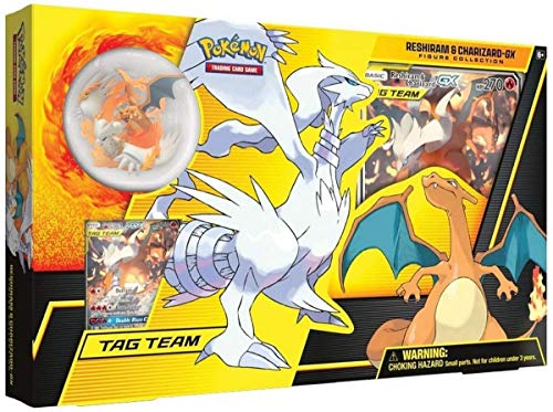 Pokémon TCG: Reshiram and Charizard-GX Figura Collection , color/modelo surtido