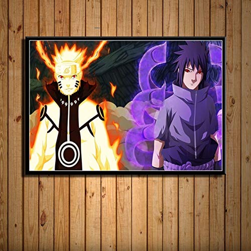 Puzzle 1000 piezas Naruto Shippuden Classic Japanese Anime Fighting Art Painting Norte de Europa puzzle 1000 piezas Rompecabezas de juguete de descompresión intelectual educat50x75cm(20x30inch)