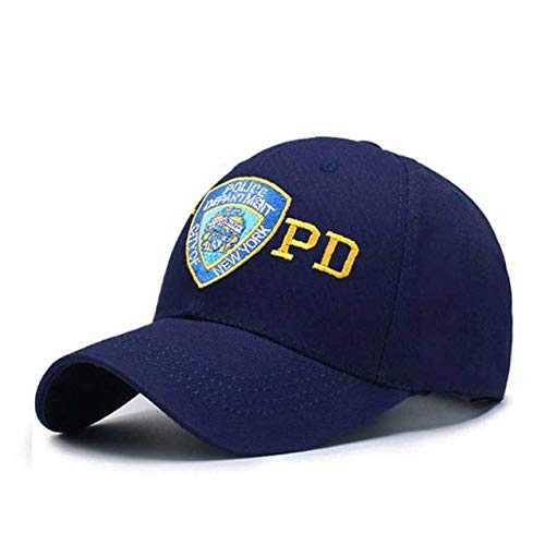 QOHNK Bordado NYPD Policía Gorra De Béisbol Mujeres Al Aire Libre Ejército Sombrero Casual Papá Sombrero para Hombre Táctico Gorra