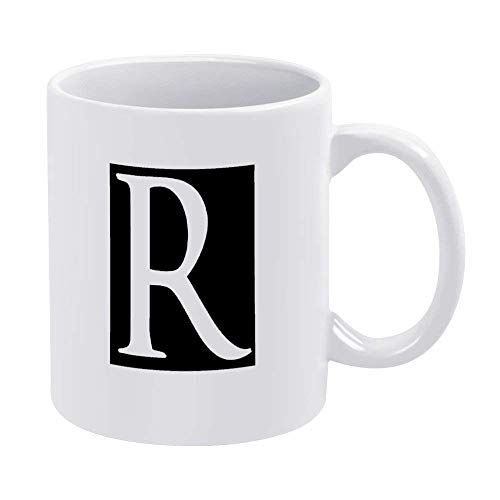 R Caps Black Novelty Coffee Mug Funny White Ceramic Coffee Mug Birthday Christmas Gifts Coffee Cup 11oz Mugs