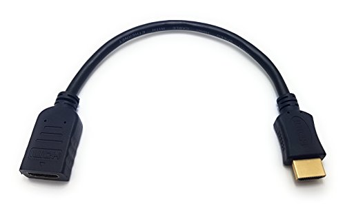 ragai HDMI macho a hembra de alta velocidad 3d TV extensión plomo cable (disponible en 0,25 cm, 0,50 cm, 1 m, 1,5 m, 2 m, 3 m)