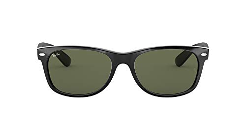 Ray Ban MOD. 2132, Gafas de Sol Unisex, Negro (Black Frame/Green), 52 mm