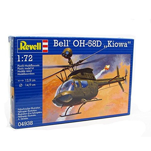 Revell - Maqueta Bell OH-58D Kiowa, Escala 1:72 (04938) Revell - Maqueta Bell OH-58D Kiowa, Escala 1:72 (04938)