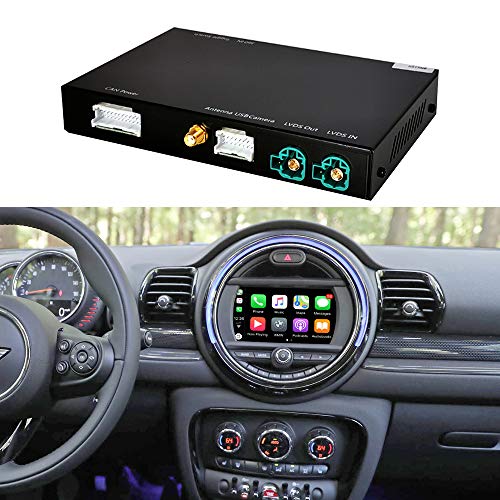 Road Top Retrofit Kit Decodificador con CarPlay inalámbrico y Android Auto Mirror Link Navigation para BMW Mini Cooper One Hatch Clubman F55 F56 F54 F57 NBT System 2014-2018 Año