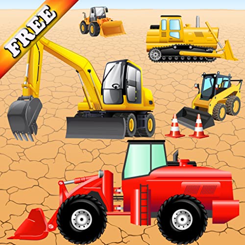 Rompecabezas con vehículos y excavadoras para bebés y niños: jugar con las máquinas de la construcción! Puzzle Juegos Educativos - GRATIS