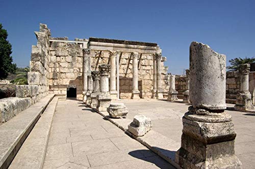 Rompecabezas Puzzle De 1000 Piezas Ruinas De La Antigua Sinagoga En Capernaum En Israel Arte De Bricolaje para Adultos Mayores