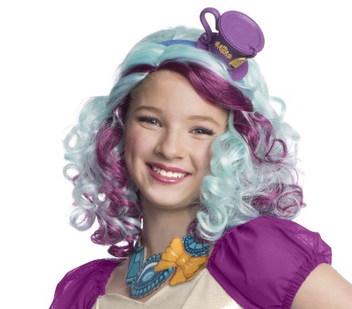 Rubies 's – Oficial Mattel Ever After High Madeline Hatter Peluca, los niños disfraz – Un tamaño