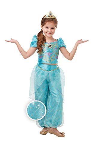 Rubies´s- Princesa Disney Jasmine Aladdin Disfraz, Multicolor, Medium Age 5-6 Years (Rubie's 300166