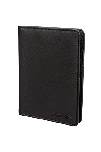 SAMSONITE Global Travel Accessories - ID Leather Funda de Pasaporte 14 Centimeters 1 Negro (Black)
