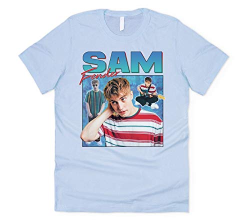 Sanfran Clothing Sam Fender Homage Indie Rock Music Band Party - Camiseta para hombre