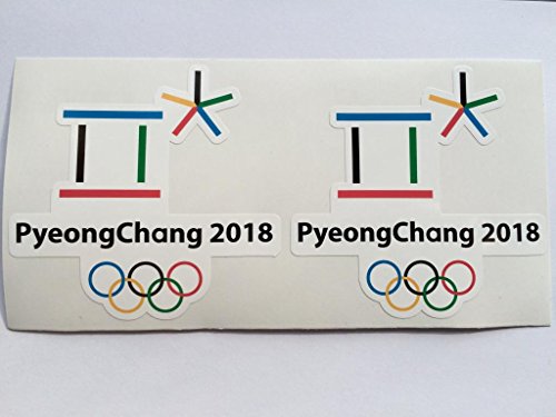 SBD Decals 2 pyeong Chang 2018 Juegos Olímpicos de Invierno Die Cut Adhesivos