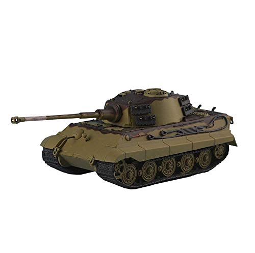 Scale Diecast Tank Model, Panzerkampfwagen Vi Ausf B King Tiger Modelo de Resina del ejército alemán, Juguetes Militares y Regalos, 6 Pulgadas x 2 Pulgadas