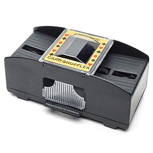 Seii Shuffler automático de Naipes Naipes Shuffler Naipes Shuffler automático de Cartas Tarjeta de Juego de Mesa de Lavado eléctrico Ksruee Decent