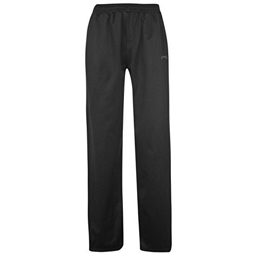 Slazenger - Pantalones de chándal para hombre, negro, medium