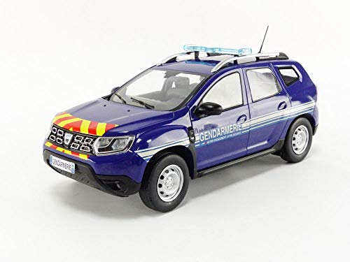 Solido Dacia Duster Gendarmerie, año de fabricación 2019-Maqueta de Coche (Escala 1:18), Color Azul (421185710)