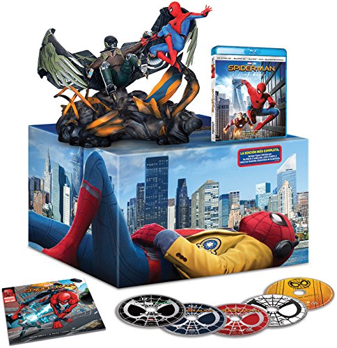 Spider-Man: Homecoming (Edición Figura) (4K UHD + BD Extras + BD 3D + BD + DVD) (Con Comic) [Blu-ray]