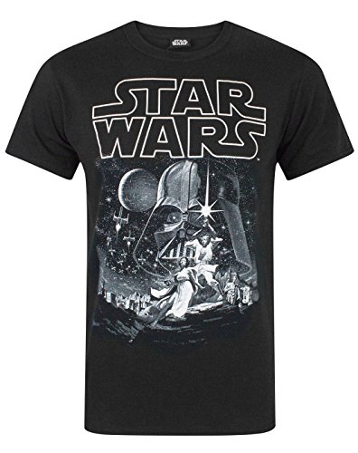 Star Wars Camiseta Nueva Esperanza Cartel Oficial de los Hombres