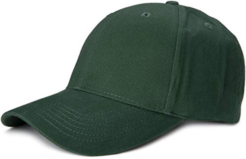 styleBREAKER Gorra clásica de 6 Paneles con Superficie cepillada, Gorra de béisbol, Ajustable, Unisex 04023018, Color:Verde Oscuro styleBREAKER Gorra clásica de 6 Paneles con Superficie cepillada, Gorra de béisbol, Ajustable, Unisex 04023018, Color:Verde Oscuro