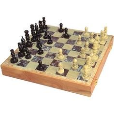 Stylla London® - Juego de Mesa y ajedrez de Piedra de mármol para niños de 7 años en adelante I para niños y Adultos I Tabla de ajedrez I Juegos de Tabla de Estrategia I