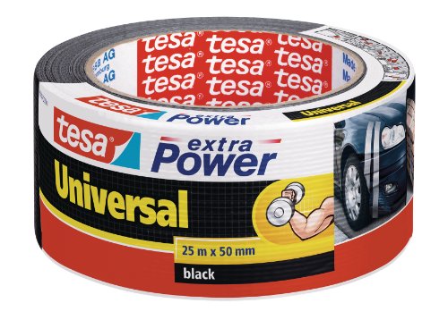 tesa 04612-00001-00 Cinta americana, 25 m x 50 mm, color negro tesa 04612-00001-00 Cinta americana, 25 m x 50 mm, color negro